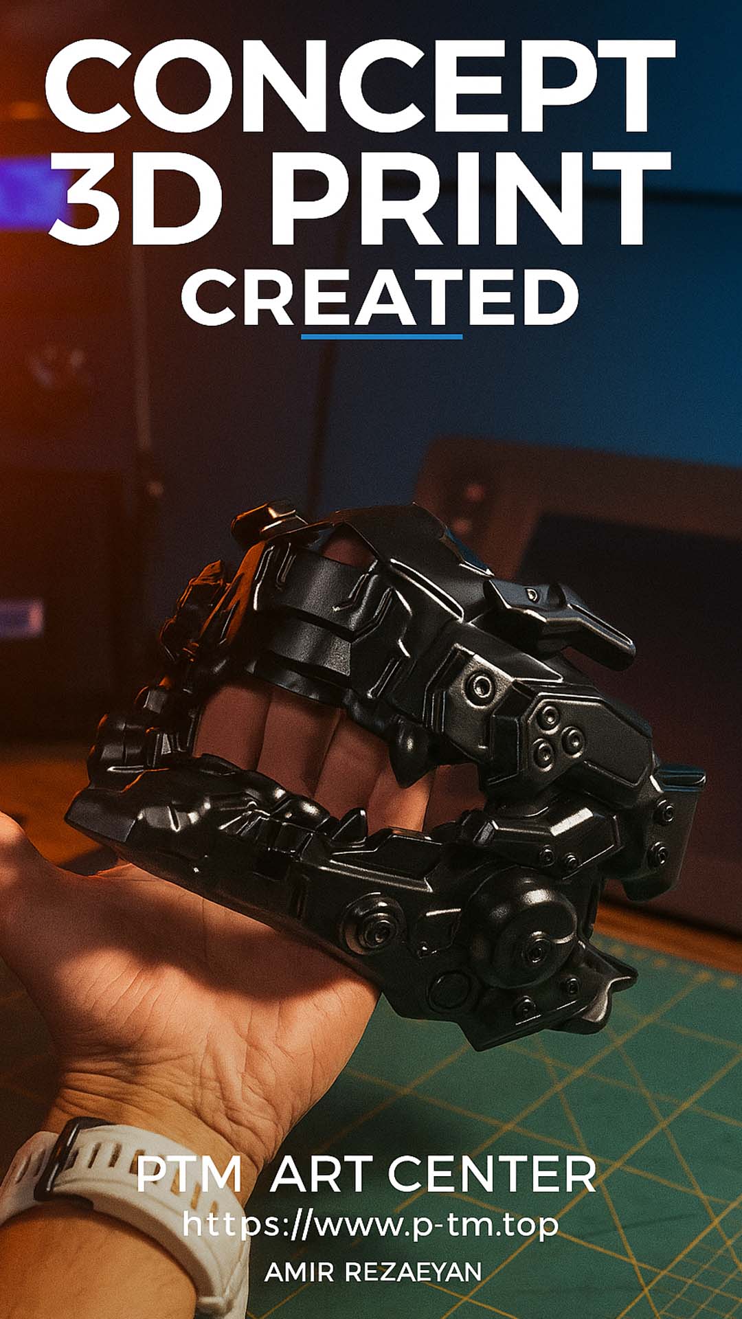 Face Mask - Designed & Made  By : AMIR REZAEYAN